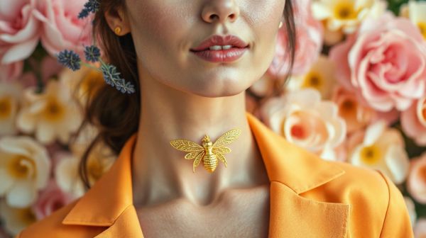 10 idées chic pour porter une broche abeille avec style