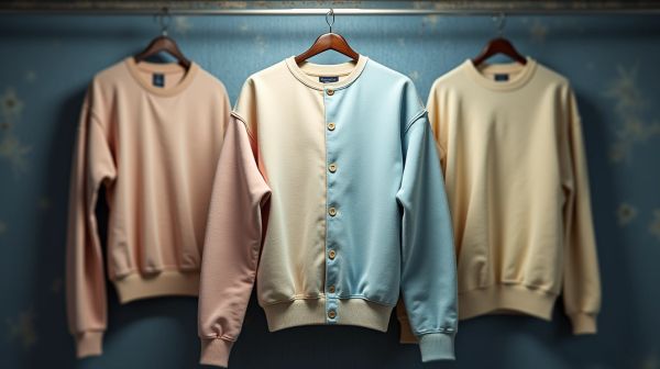 Pour un look rétro, choisis des sweat shirts vintage